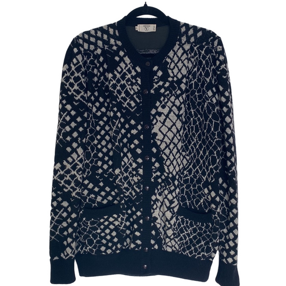 Valentino Miss V Wool and Angora Cardigan Sz IT 42 (US M)